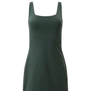 Girlfriend collective tommy dress in moss